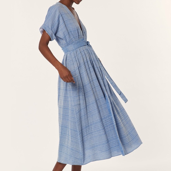 mara hoffman wrap dress